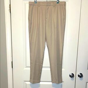 Perry Ellis Tan Chinos Straight Leg Business Casual